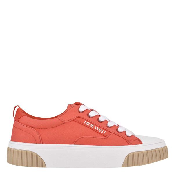 Nine West Dewy Red Sneakers | South Africa 11A71-5K21